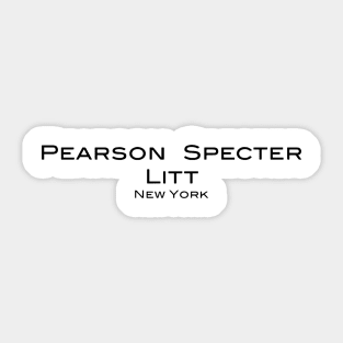 Suits - Pearson Specter Litt - Logo Sticker